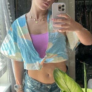 hand made vintage reversible top